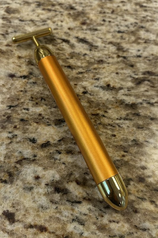 “24K Gold Energy Beauty Bar Electric Facial Massage Roller for face and neck”